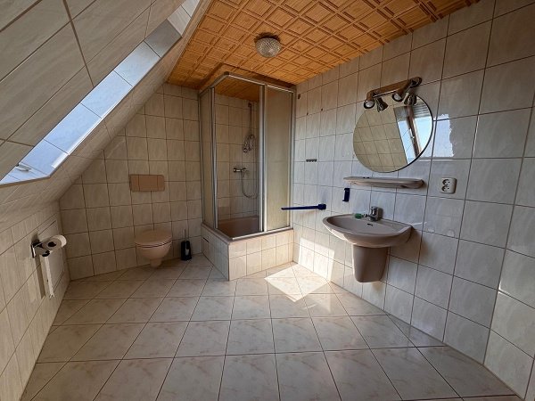 Tageslichtbad mit Dusche (DG)